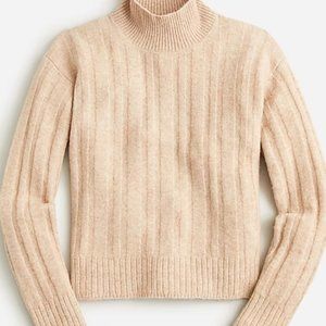 J Crew Ribbed Mock Neck Sweater NWT
